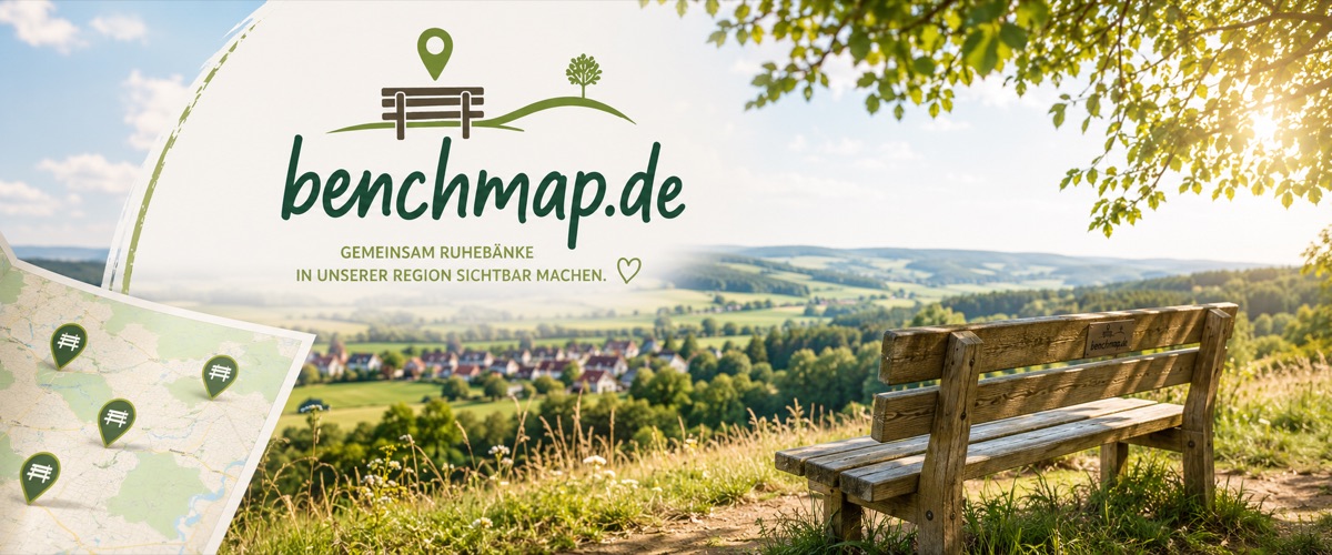 benchmap.de – Ruhebänke finden. Orte entdecken. Gemeinsam gestalten.